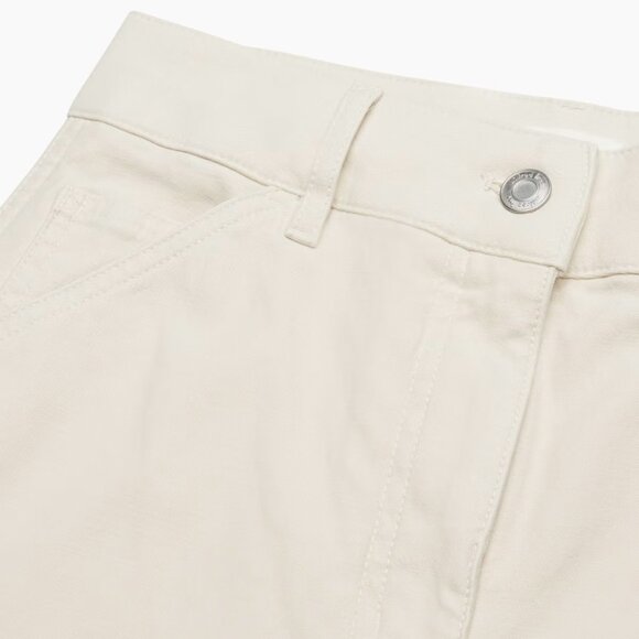Wilfred Free Aritzia Brennan High Rise Utility Pants Size 6 Birch Off White $128 - Picture 4 of 16